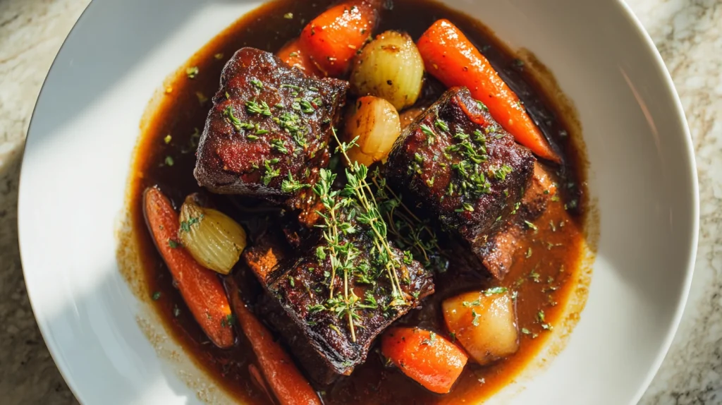 Red Wine Braised Short Ribs - Best Weeknight Family Dinner 11 Red Wine Braised Short Ribs