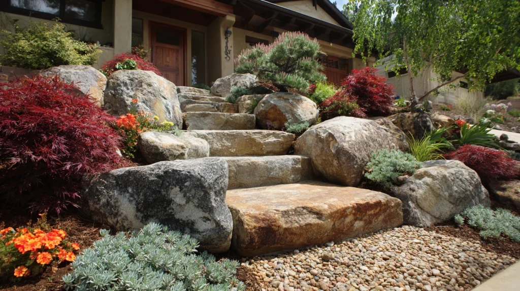 7 Famous Small Sloped Backyard Ideas 6 Rock Gardens for Low Maintenance Sloped Yards