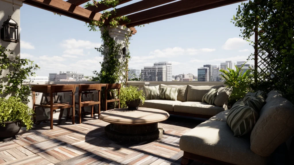 10 Famous Outdoor Patio Ideas 3 Rooftop Patio Design with City Views