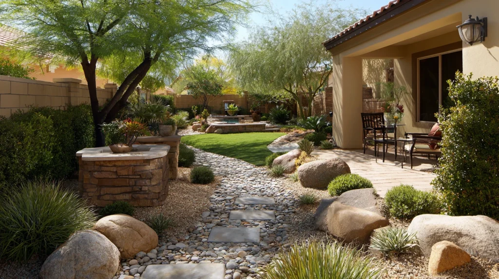 7 Famous Small Backyard Landscaping Ideas 5 Small Backyard Ideas Desert for Low Maintenance Style
