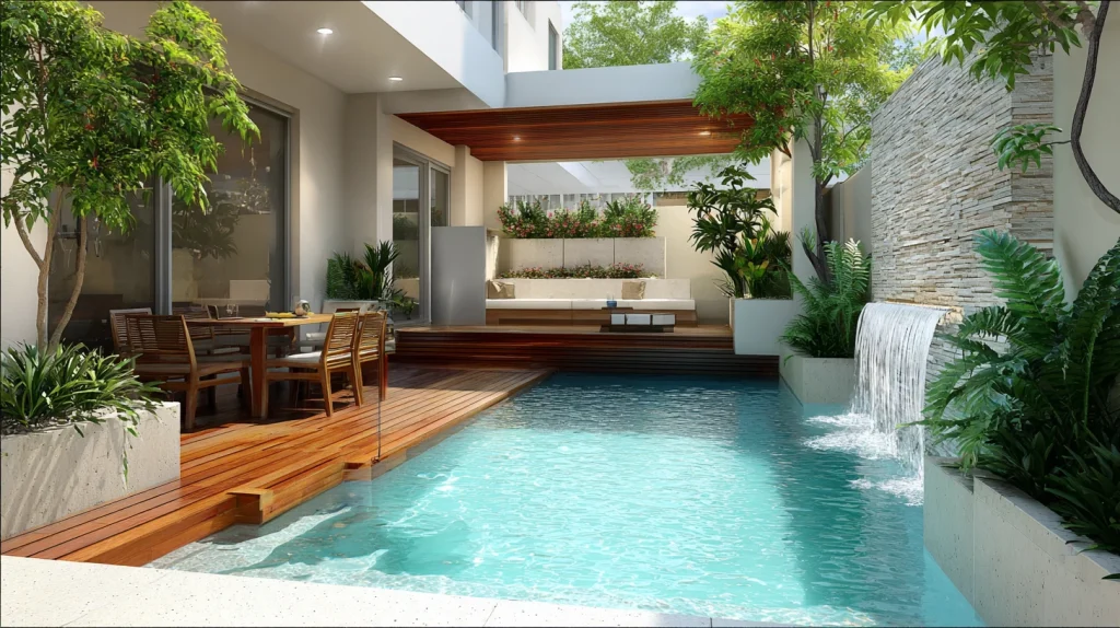 9 Famous Backyard Pool Landscaping Ideas 8 Small Pools with Smart Space Planning