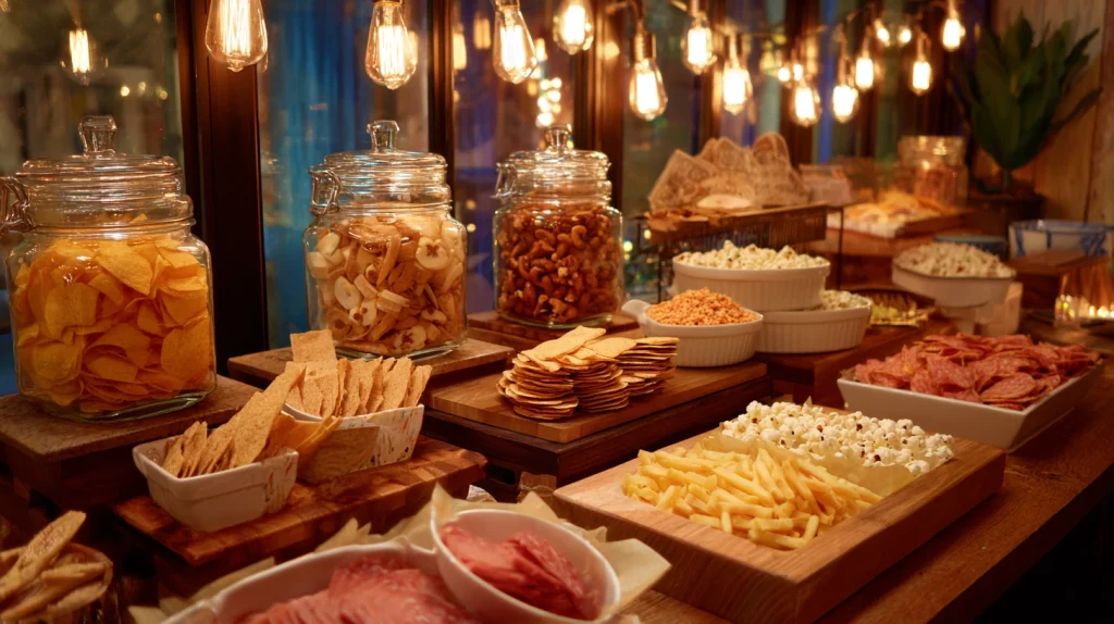 11 Modern Backyard Garden Summer Party Ideas 9 Snack and Food Bar Party Setup for Easy Hosting