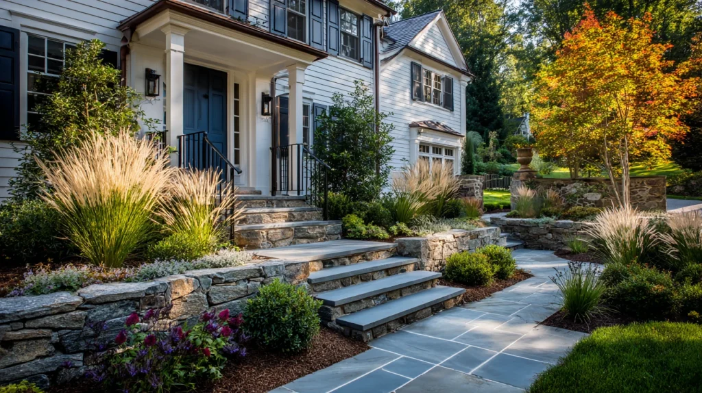 7 Famous Small Front Yard Landscaping Ideas 2 Structured Hardscape Design for Clean Front Yards