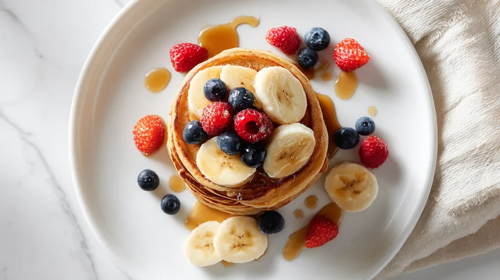 Two-Ingredient Pancakes - Easy & Quick Fluffy Breakfast 12 Two-Ingredient Pancakes