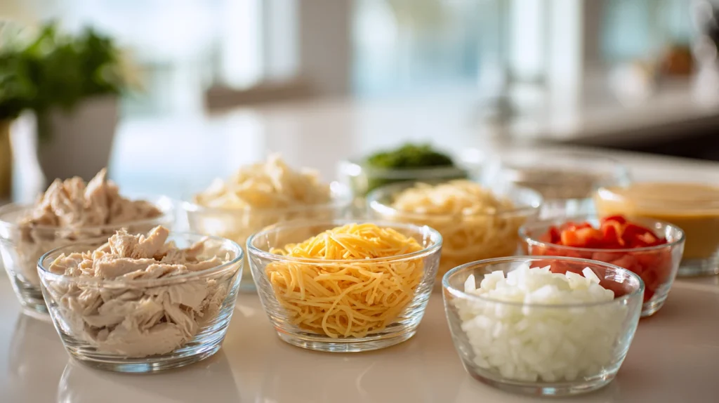 Velveeta Chicken Spaghetti - Easy, Creamy & Cheesy Recipe 3 Velveeta Chicken Spaghetti
