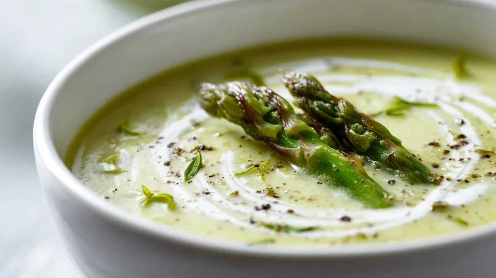 Easy Asparagus Soup - Silky, Fresh, and Comforting Bowl 2 Asparagus Soup
