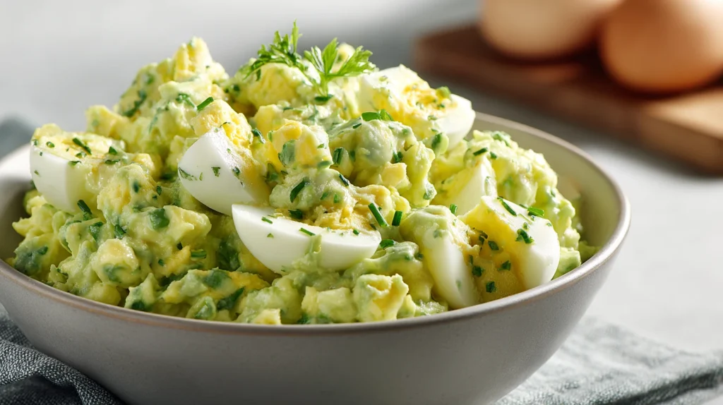 Avocado Egg Salad Recipe - Creamy, Fresh, and Packed With Protein 2 Avocado Egg Salad