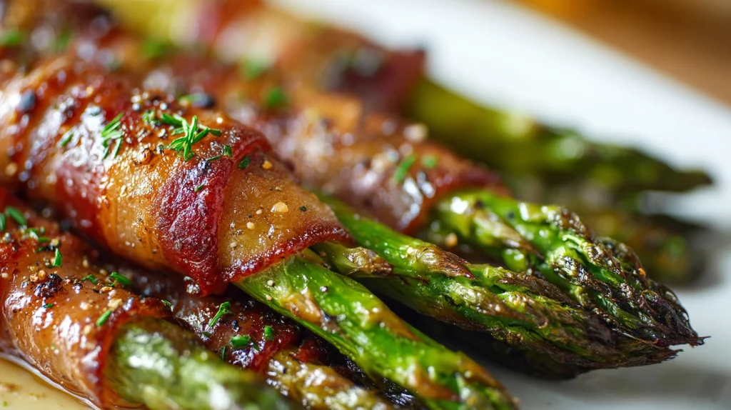 Crispy Bacon Wrapped Asparagus - Easy Weeknight Dinner 2 Bacon Wrapped Asparagus