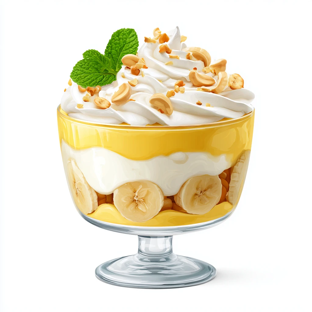Best Banana Pudding Recipe - Creamy Southern Style Dessert 3 banana pudding vector