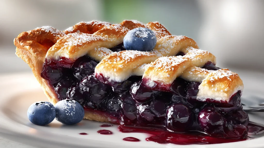 Easy Blueberry Pie Recipe - Fruit Pie with Buttery Crust and Juicy Filling 12 Blueberry Pie Recipe
