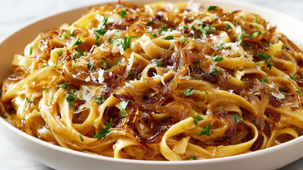 Flavorful Caramelized Onion Pasta - Easy Weeknight Recipe 11 Caramelized Onion Pasta