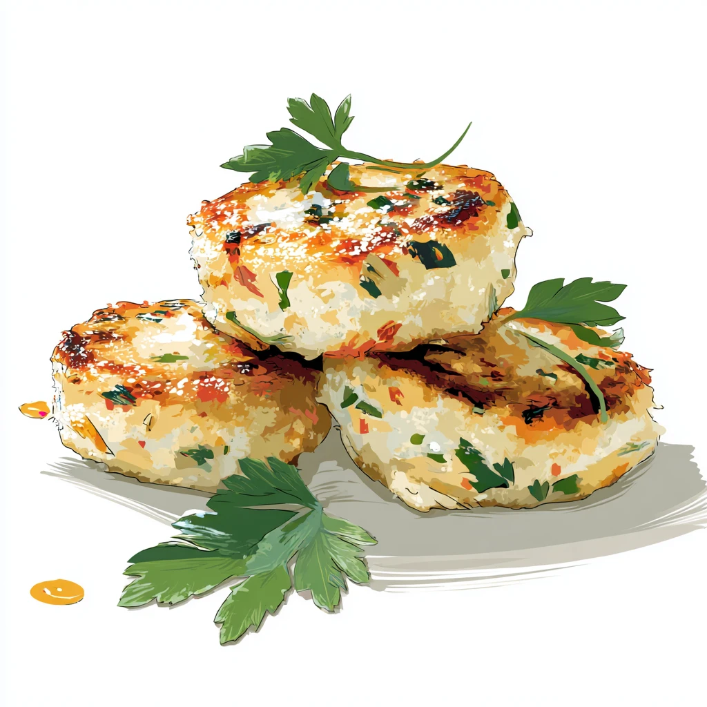 Easy Crab Cake Recipe - Crispy & Golden Meal Perfection 4 crab cake vector