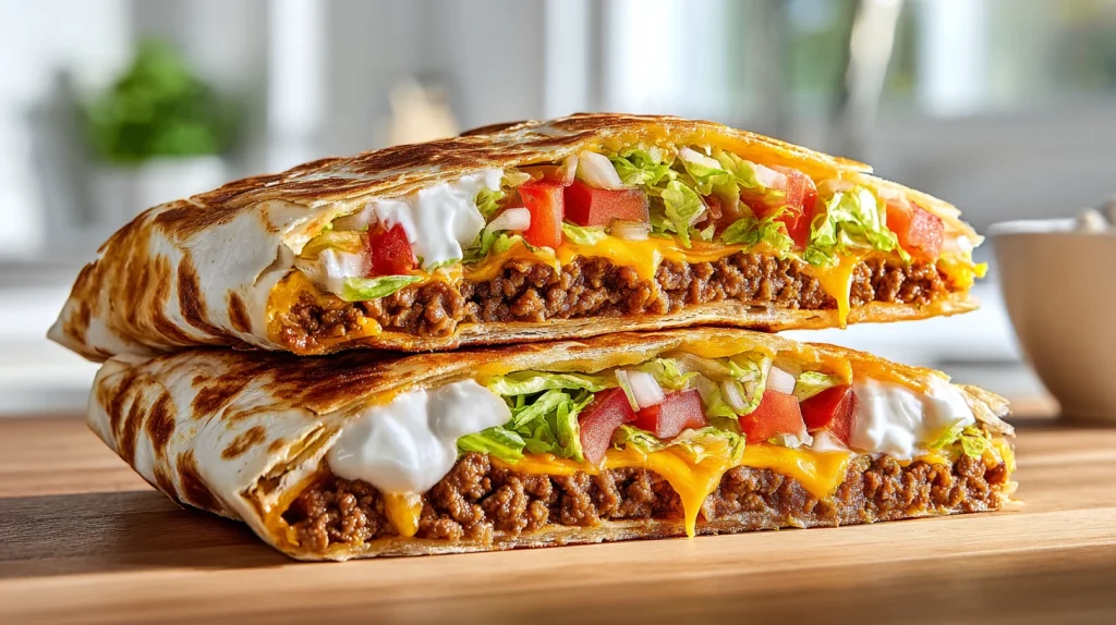 Crunchwrap Supreme Recipe - Easy Copycat Crispy Wrap Meal 12 Crunchwrap Supreme