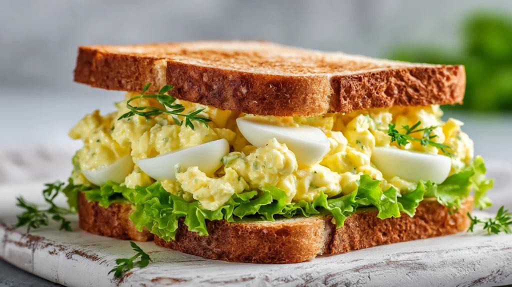 Egg Salad Sandwich Recipe - Creamy and Balanced 2 Egg Salad Sandwich