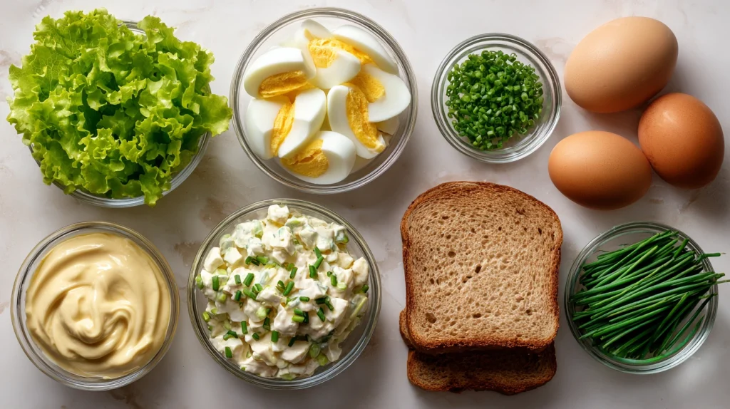 Egg Salad Sandwich Recipe - Creamy and Balanced 3 Egg Salad Sandwich