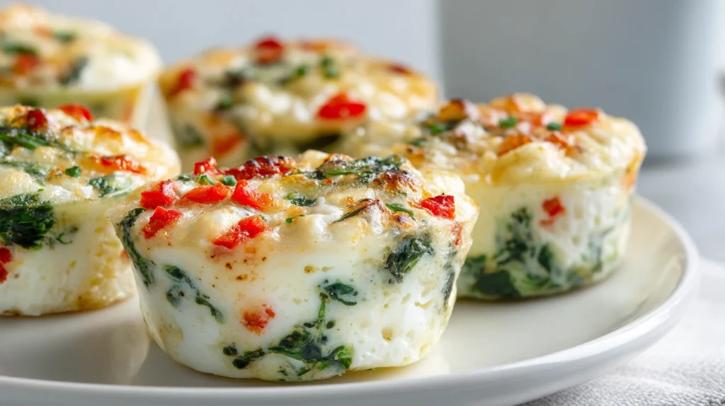 Egg White Bites Recipe - Best High Protein Breakfast Bites 2 Egg White Bites