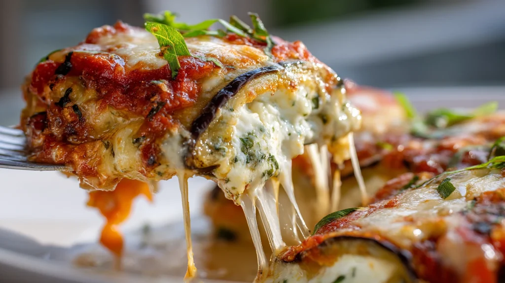 Delicious Eggplant Rollatini Recipe - Perfect Italian Dinner 2 Eggplant Rollatini