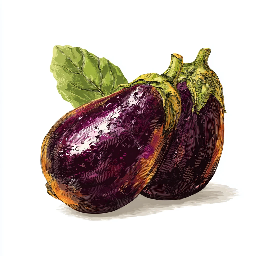 Best Fried Eggplant Recipe - Crispy Golden Eggplant Cutlet 3 fried eggplant vector