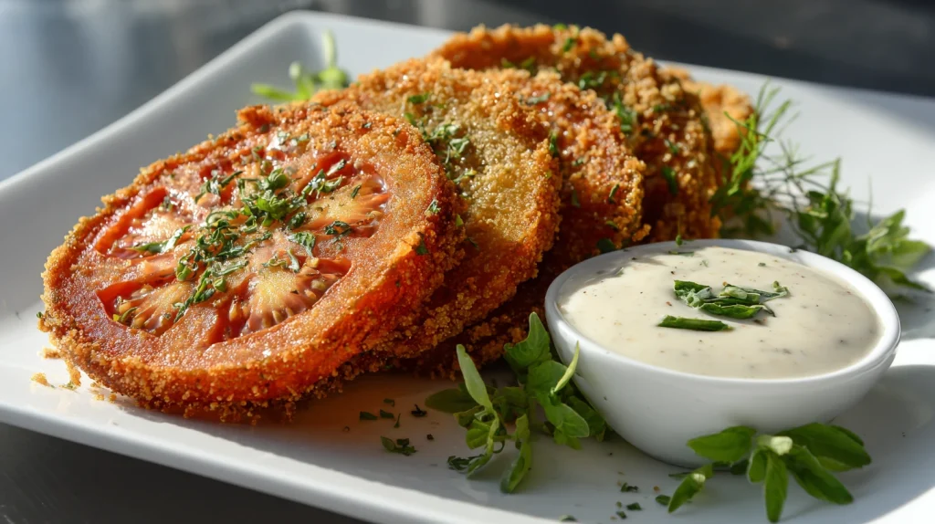 Crispy Fried Green Tomatoes Recipe - Crunchy & Golden Snack 10 Fried Green Tomatoes