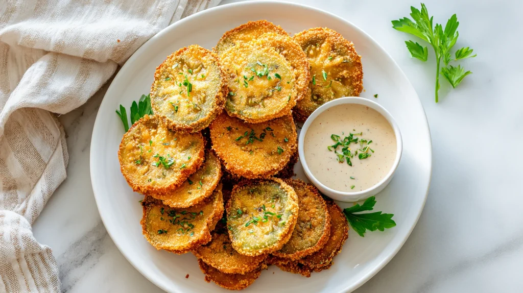 Crispy Fried Green Tomatoes Recipe - Crunchy & Golden Snack 11 Fried Green Tomatoes