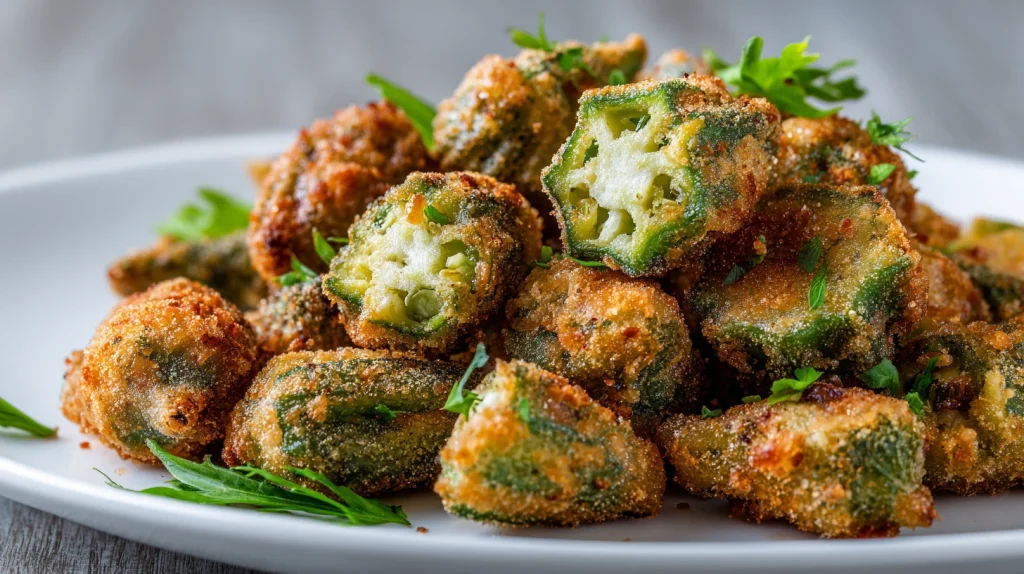 Fried Okra Recipe - Easy & Crispy Southern Style Fried Okra 11 Fried Okra