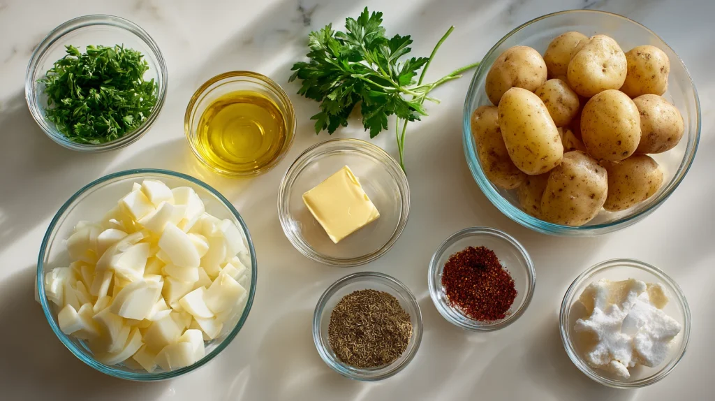 Crispy Fried Potatoes and Onions - Easy Vegetarian Meal 3 Fried Potatoes and Onions