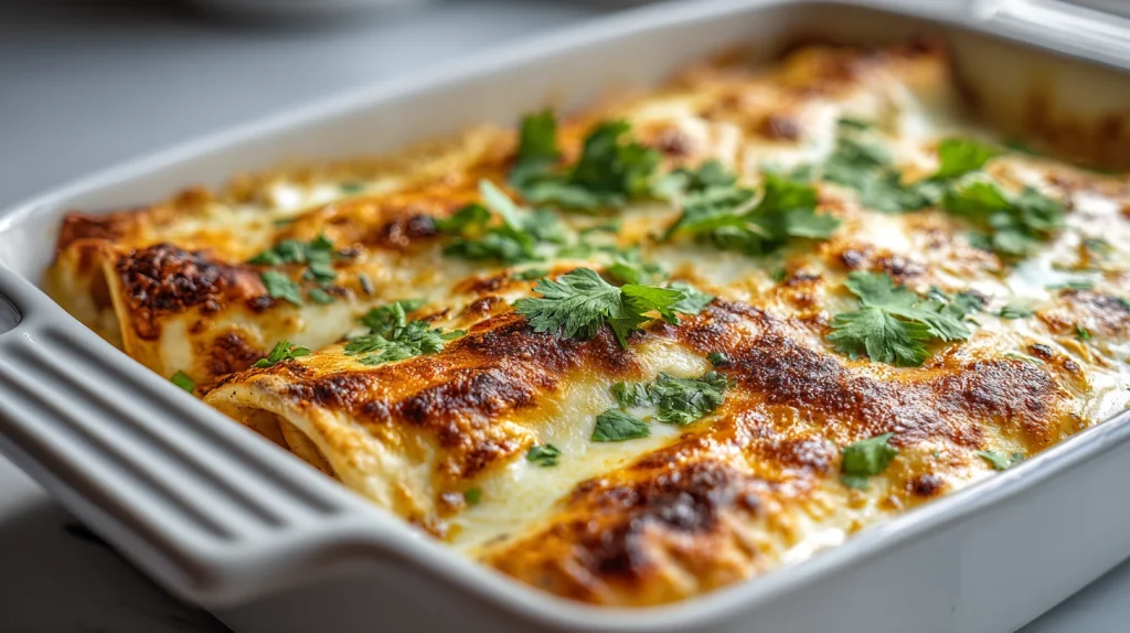 Green Chili Chicken Enchiladas Recipe - Easy Flavorful Meal 11 Green Chili Chicken Enchiladas