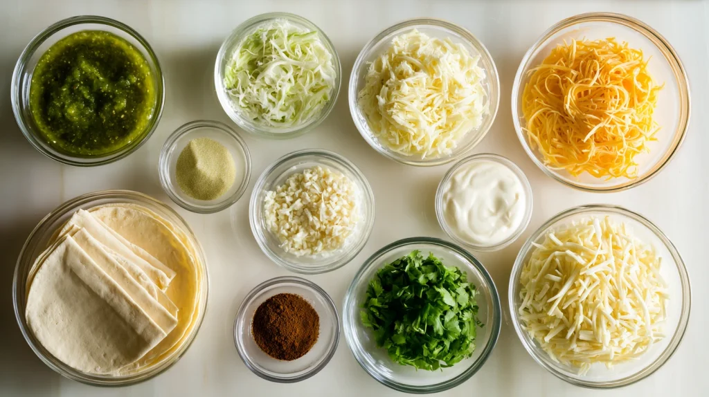 Green Chili Chicken Enchiladas Recipe - Easy Flavorful Meal 2 Green Chili Chicken Enchiladas
