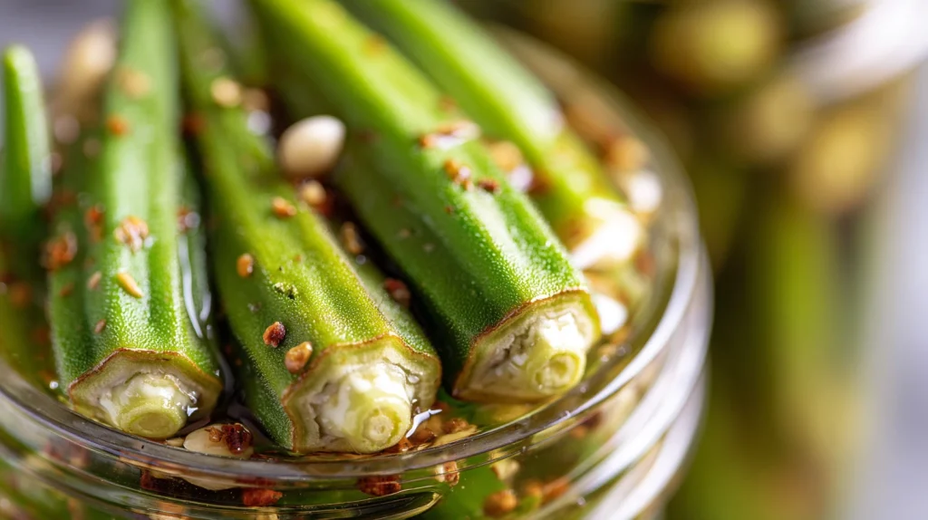 Delicious Pickled Okra - Easy & Flavor Packed Crisp Recipe 2 Pickled Okra