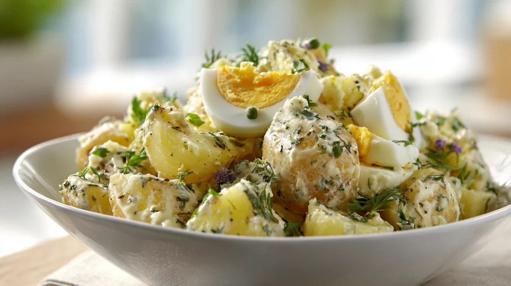 Creamy Potato Salad With Egg Recipe 2 Potato Salad With Egg