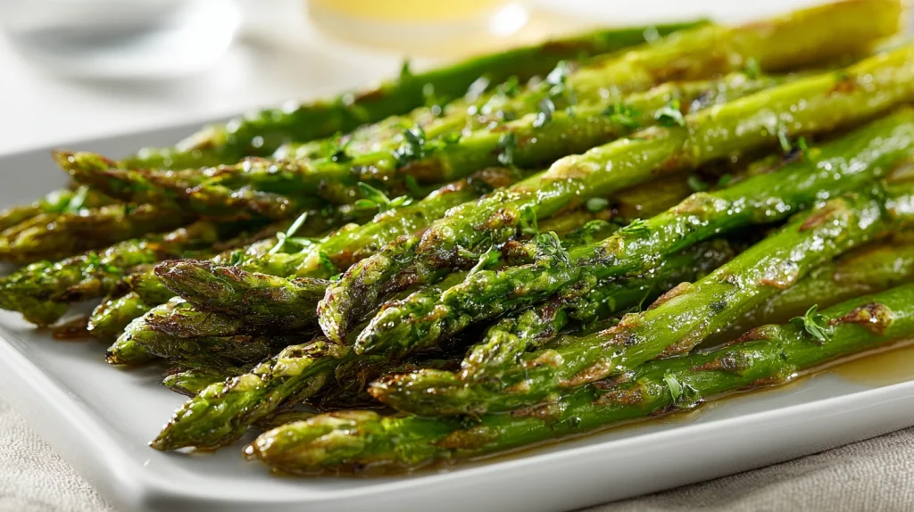 Easy Roasted Asparagus Recipe - Delicious Perfectly Flavored 2 Roasted Asparagus