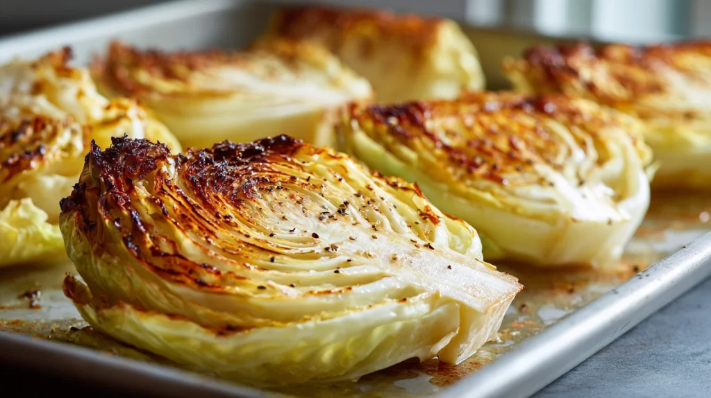 Roasted Cabbage – Crispy and Healthy Oven Baked Cabbage Steaks 2 Roasted Cabbage