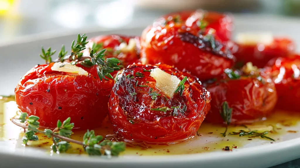 Perfect Roasted Tomatoes - Simple, Flavor Packed Side Dish 10 Roasted Tomatoes