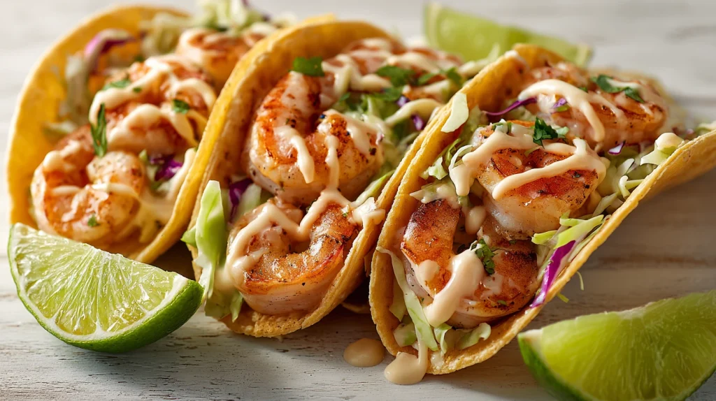 Shrimp Tacos With Cabbage Slaw - Fresh, Crispy, and Full of Flavor 2 Shrimp Tacos With Cabbage Slaw