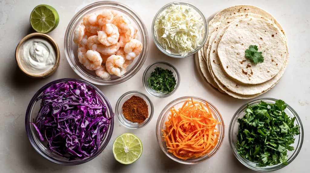 Shrimp Tacos With Cabbage Slaw - Fresh, Crispy, and Full of Flavor 3 Shrimp Tacos With Cabbage Slaw
