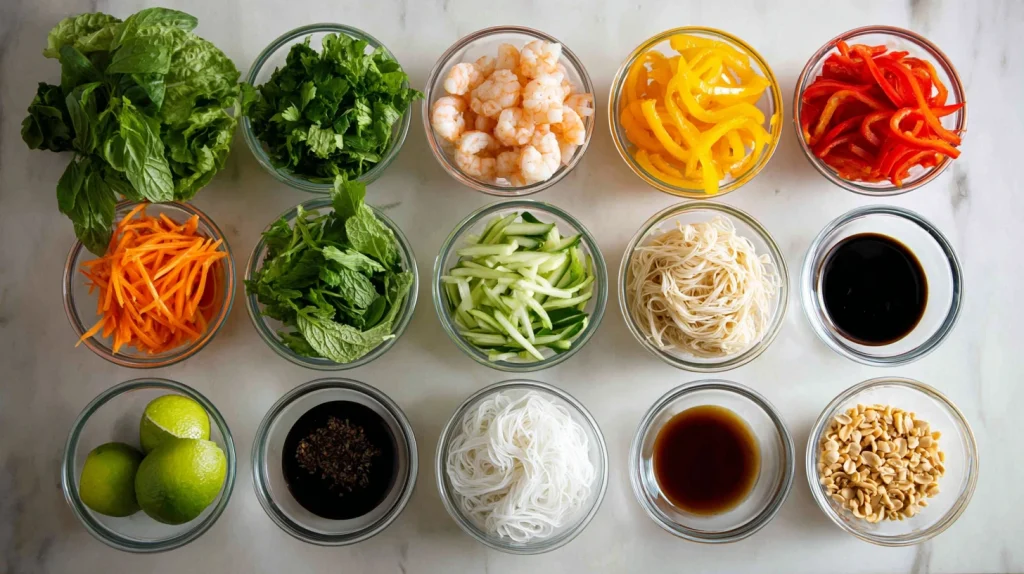 Spring Roll Bowl Recipe - Fresh, Healthy & Flavor-Packed Bowl 2 Spring Roll Bowl