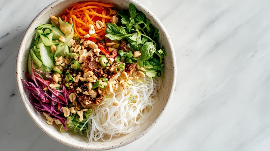 Spring Roll Bowl Recipe - Fresh, Healthy & Flavor-Packed Bowl 9 Spring Roll Bowl