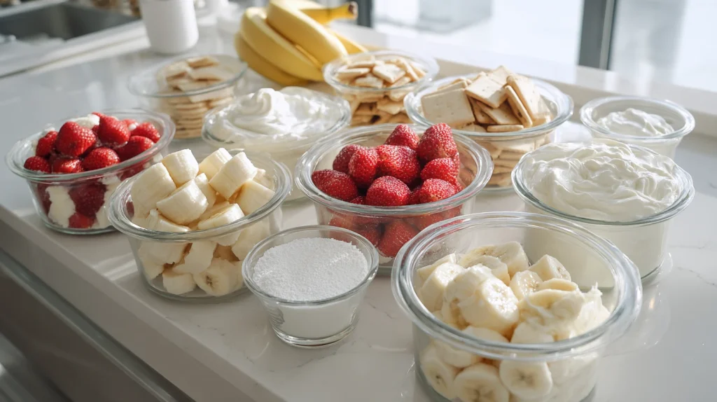Strawberry Banana Pudding - Easy & Creamy Southern Dessert 3 Strawberry Banana Pudding