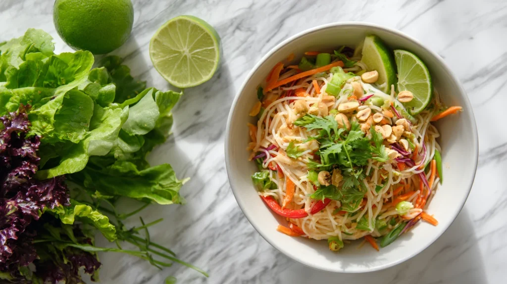 Thai Noodle Salad - Fresh, Vibrant, and Healthy Bowl 10 Thai Noodle Salad