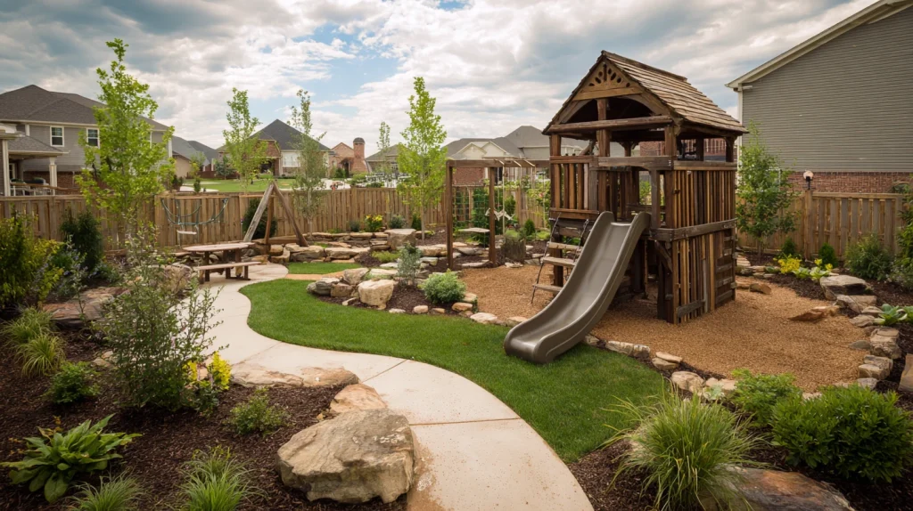 6 Special Small Backyard Ideas for Kids Ideas 2 u2124897212 Home Playground Landscaping for Everyday Fun ar 1209afa6 ac00 4e60 a173 a332e11ea690 0