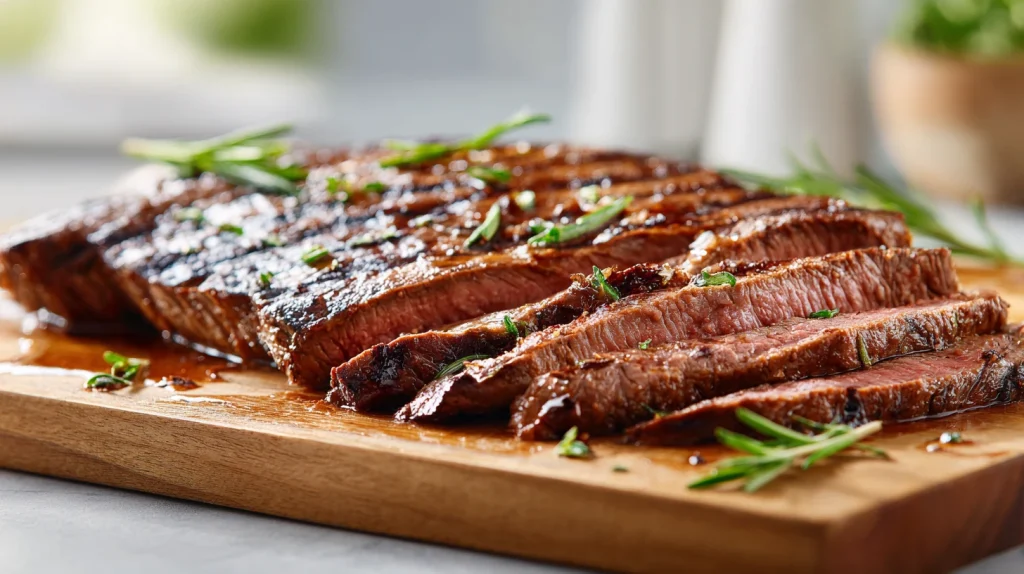 Flank Steak Marinade That Creates Tender, Juicy, and Flavorful Steak Every Time 2 u2124897212 realistic close up of grilled flank steak sliced 5f73cf6a 7757 4065 97f9 fd8ec9bfac70 3