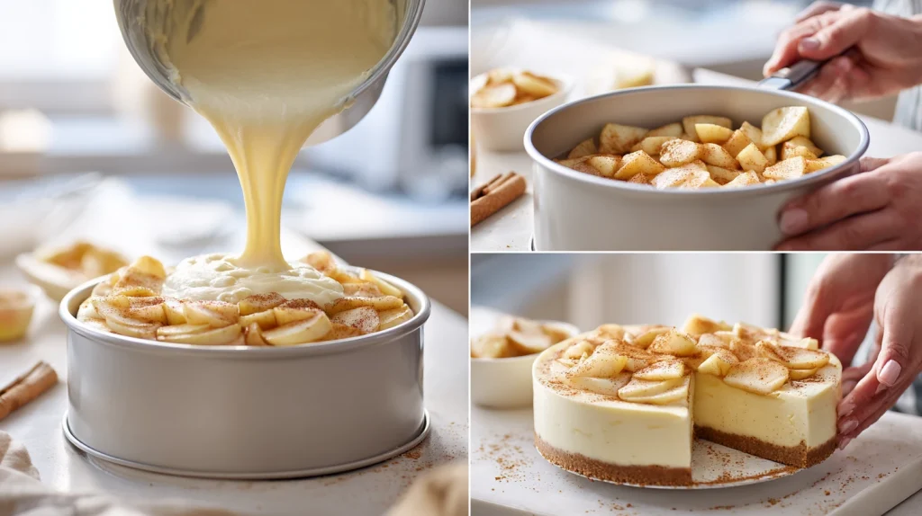 Apple Butter Recipe That Is Rich, Smooth, and Perfect for Homemade Canning 11 u2124897212 step by step baking scene showing cheesecake batt 4c59a080 eb38 4bfa 9918 ba45d699f444 1