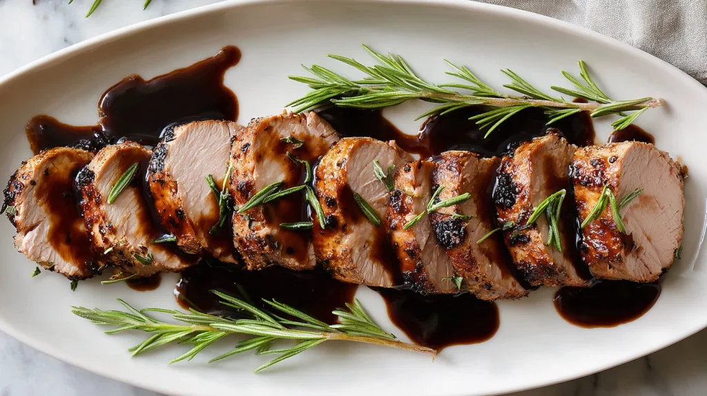 Balsamic Pork Tenderloin: The Ultimate Slow Cooker and Oven Guide for Juicy Pork Every Time 12 u2124897212 top down view of balsamic pork tenderloin slices df05d401 c192 4a93 9e93 1755e62e34ec 2
