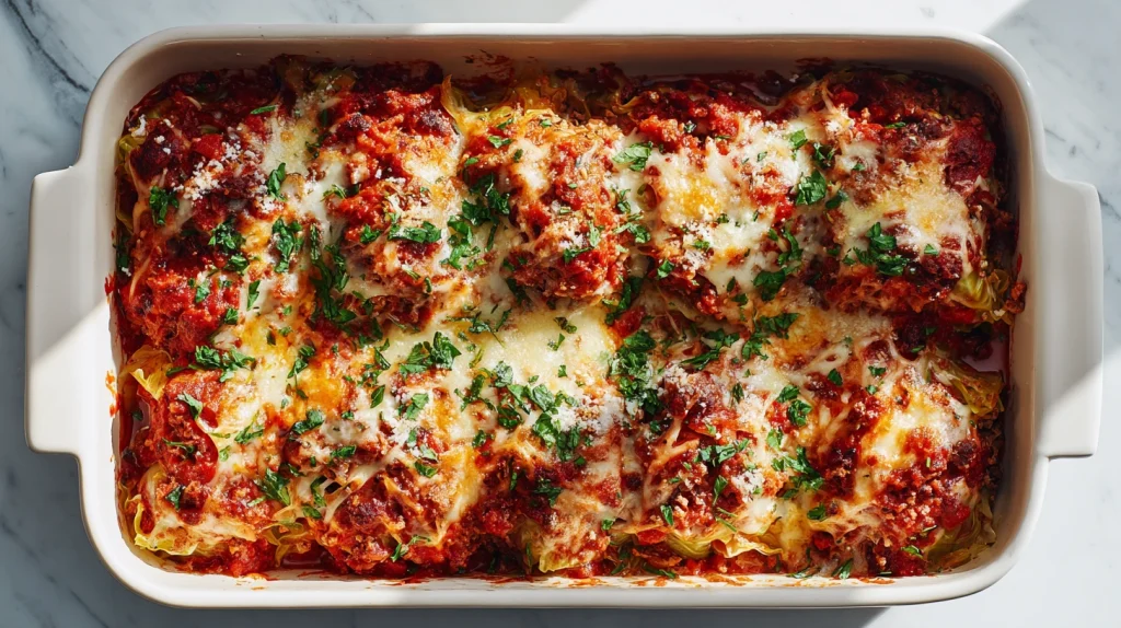 Low Carb Cabbage Roll Casserole Recipe That Is Hearty, Healthy, and Easy to Make 13 u2124897212 top down view of low carb cabbage roll casserole 9ffb45a7 47a3 4b82 8f13 42b4a8dc65e0 3