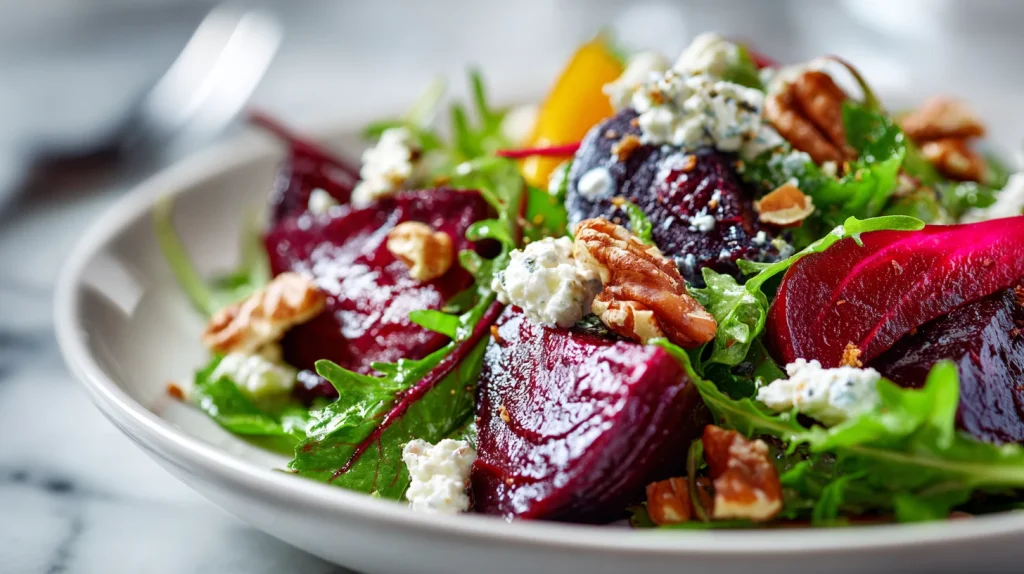 Beet Salad: Fresh, Colorful, and Flavor Packed Homemade Salad Recipe 2 u2124897212 ultra detailed close up of beet salad texture sho c623a372 731d 4837 a57c 89ce9ce6cf93 1