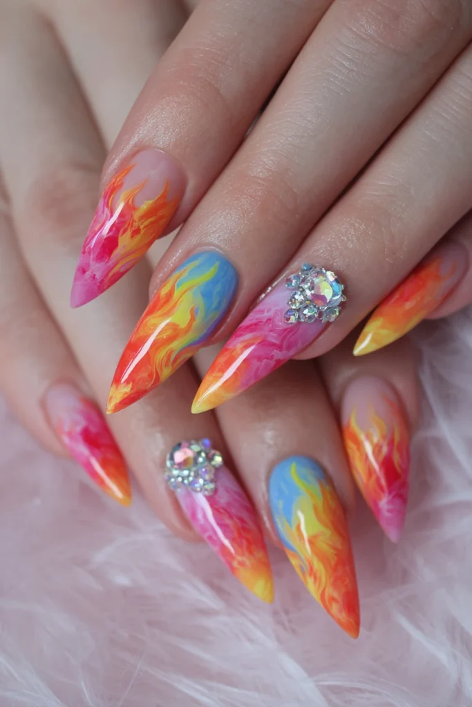 10 Best Short Gel Nails Summer Ideas 10 Acrylic Nails Pinterest Inspired Summer Looks