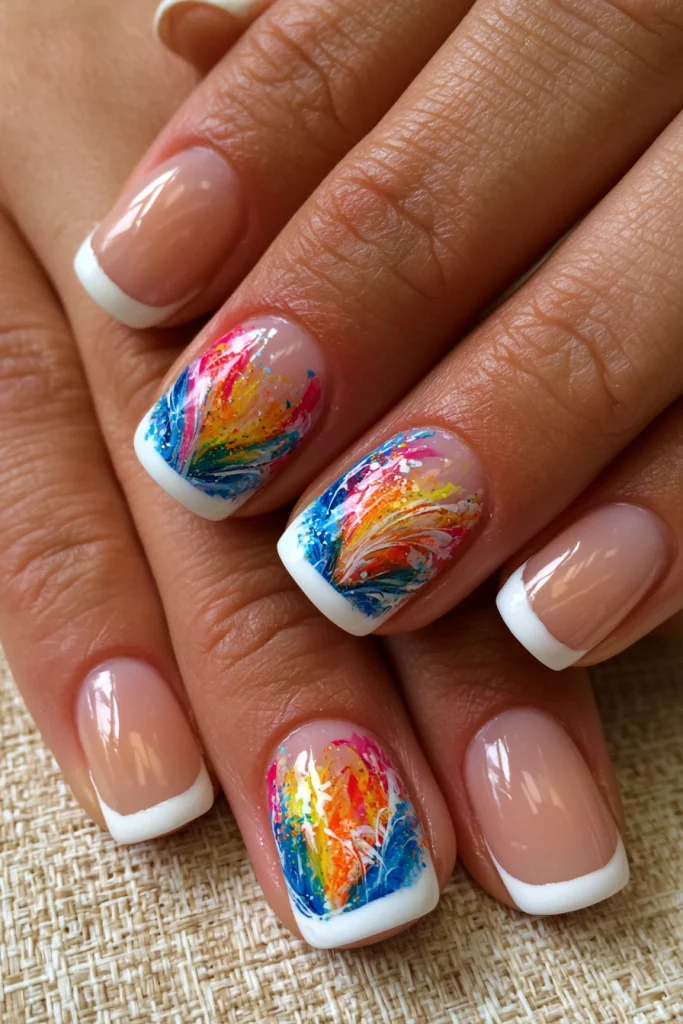 12 Brown French Nails Ideas 11 Acrylic Nails Pinterest Inspired Swirl French