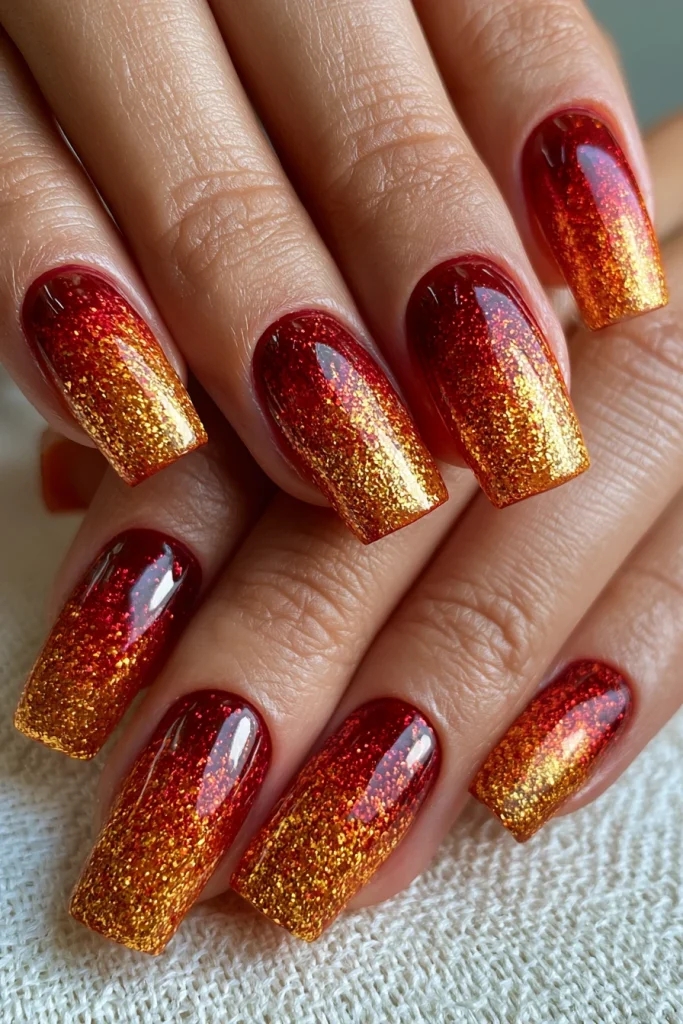 10 Light Brown Nails Ideas 9 Autumn Acrylic Nail Designs with Ombre 1