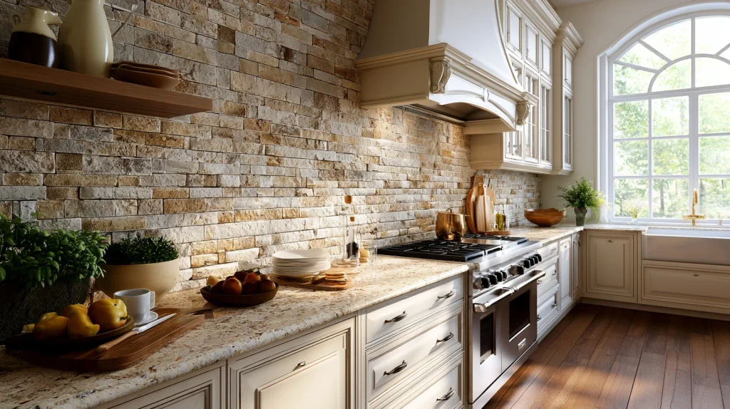 12 Modern Kitchen Backsplash Ideas for Brown Cabinets 8 Backsplash Idea for White Kitchen with Brown Accents