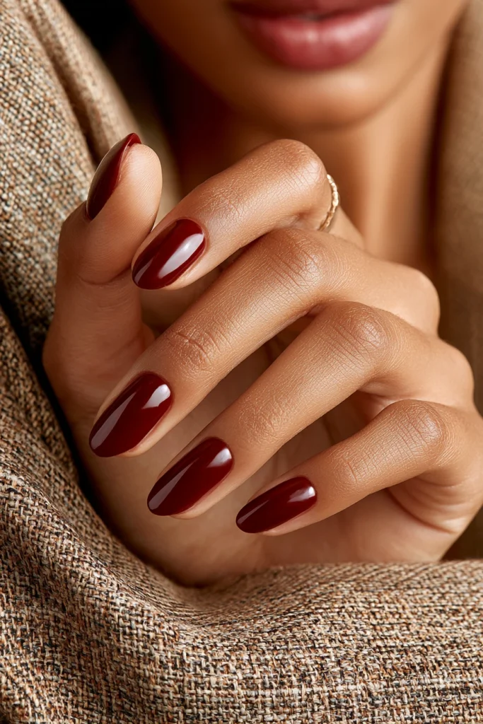 9 Red Brown Nails Ideas 5 Baddie Nail Sets Almond in Red Brown